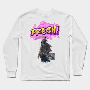 Fresh to Death, Hip Hop Grim Reaper Long Sleeve T-Shirt